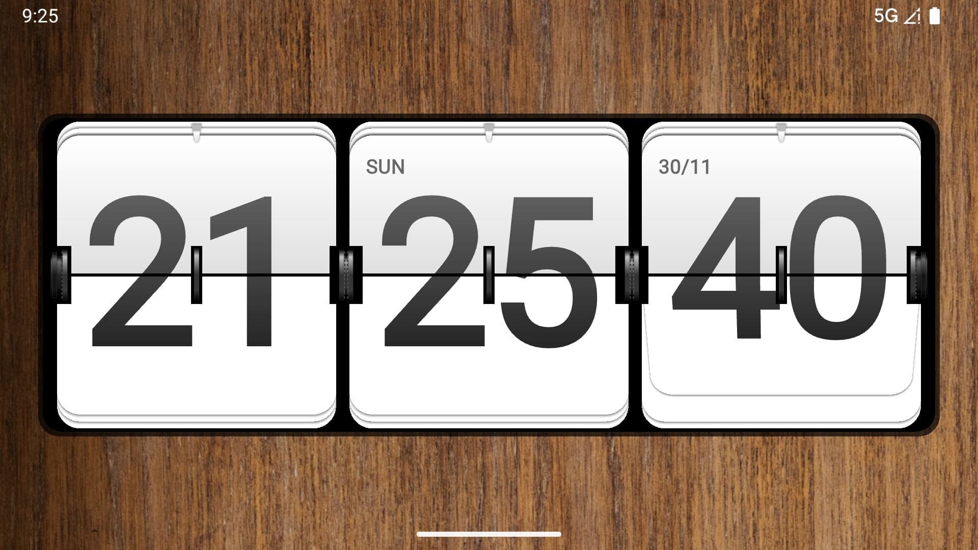 极简时钟 Flutter 版本移植进度截图